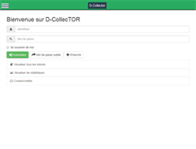 Tablet Screenshot of dcollector.sadur.org